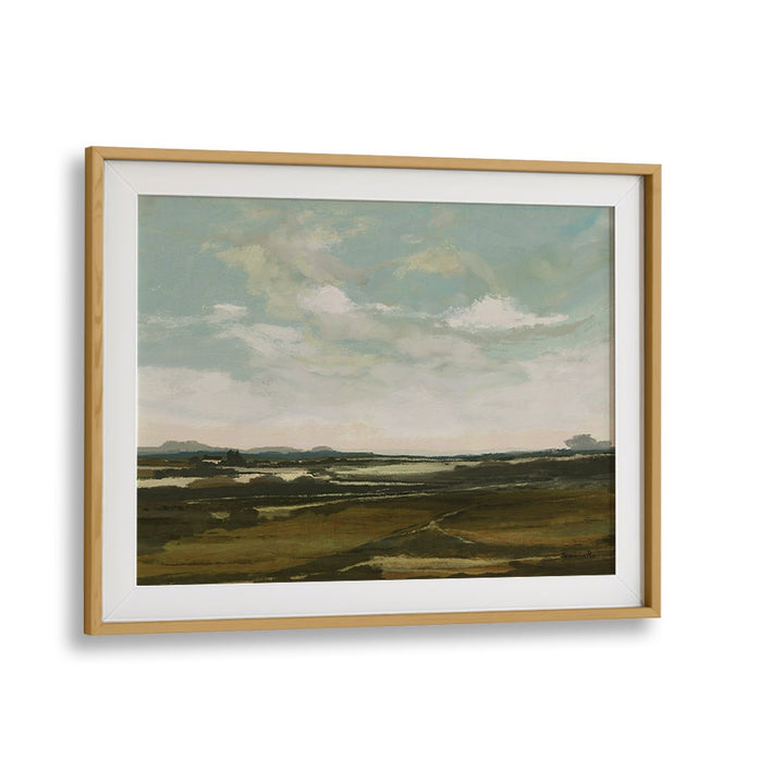 Stunning LANDSCAPE PAINTINGS by Dan Hobday, framed in oak, showcasing nature's beauty for your home decor.