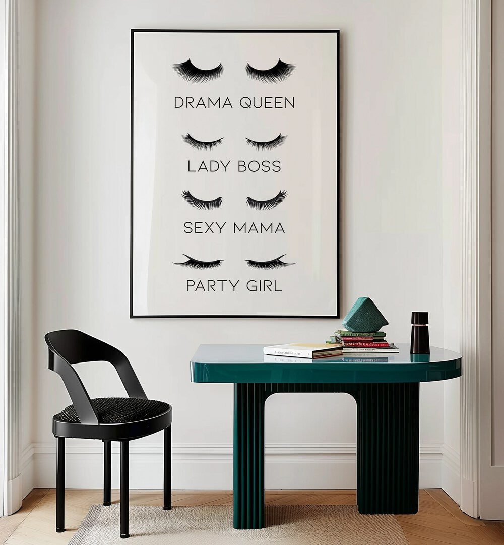 Stylish LASHES, FASHION POSTERS by Lashes by Martina enhance any space with elegance and creativity.