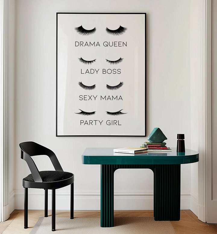 Stylish LASHES, FASHION POSTERS by Lashes by Martina enhance any space with elegance and creativity.