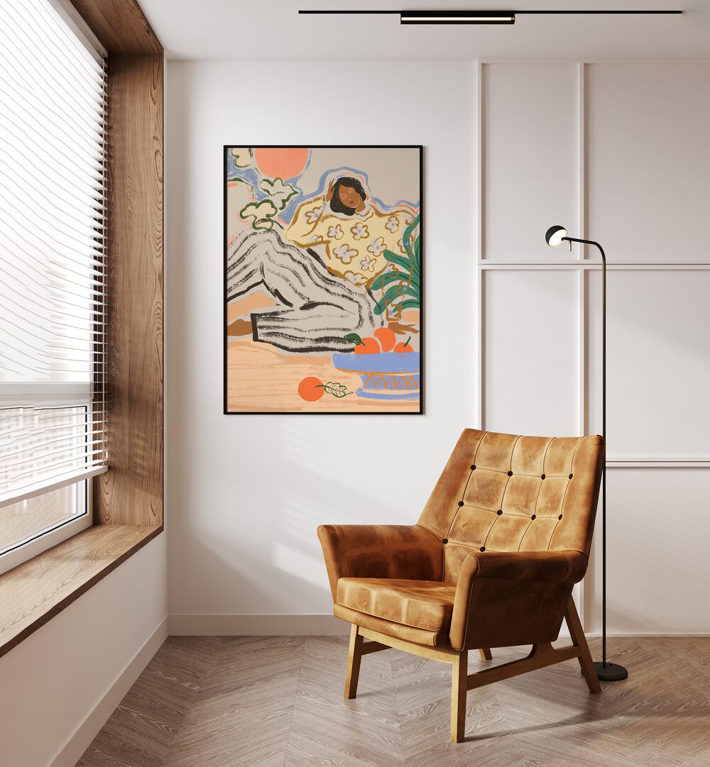 Transform your space with LAZY DAYS, PORTRAITS by Arty Guava, featuring vibrant artistry and relaxed elegance.