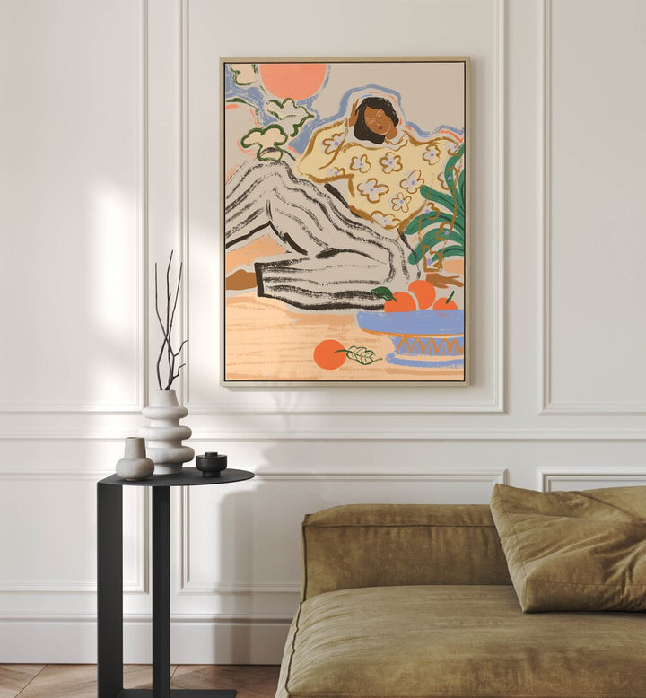 Bright and stylish LAZY DAYS, PORTRAITS artwork by Arty Guava enhances any living space with its captivating charm.
