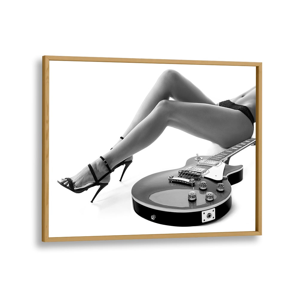 Stunning LEGGY LES PAUL, PHOTOGRAPHY PRINTS by David Drake, blending art and fashion in a captivating frame.