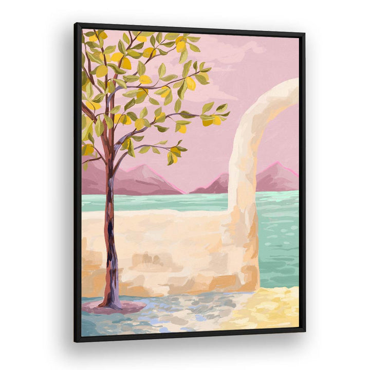 Lemontree, landscape paintings featuring vibrant colors and nature, perfect for elevating home decor by Goed Blauw.