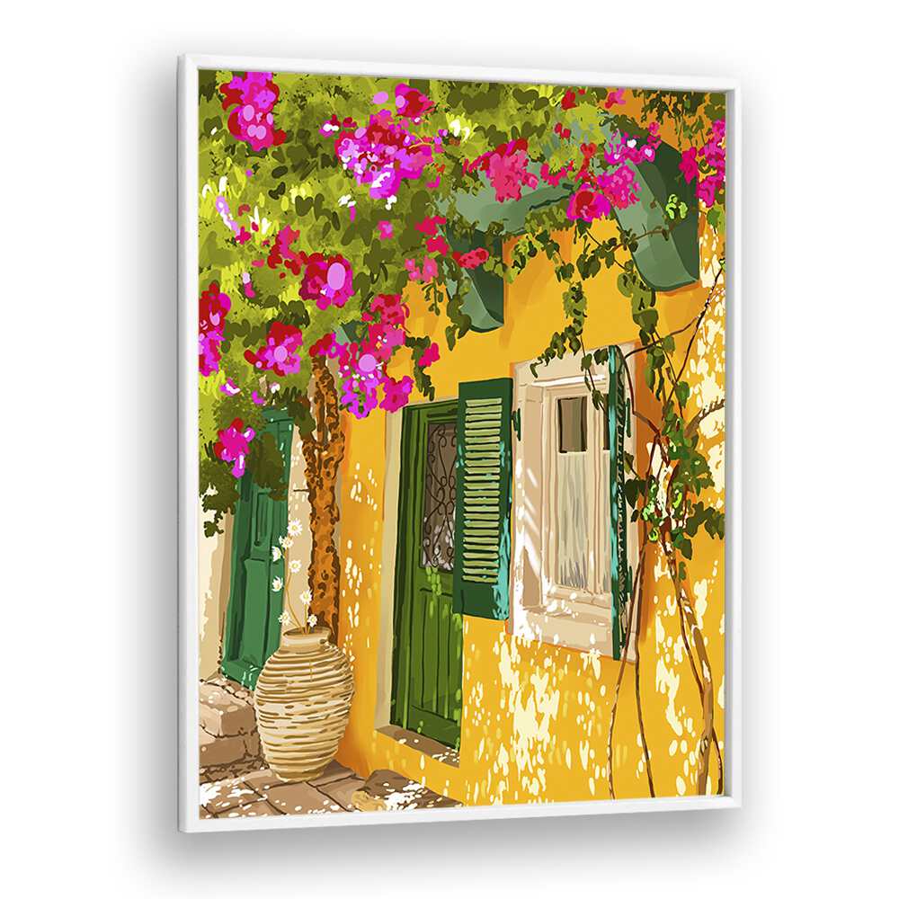 Vibrant "Living in the Sunshine Always, Travel Art Prints" by Uma Gokhale, perfect for brightening your space.
