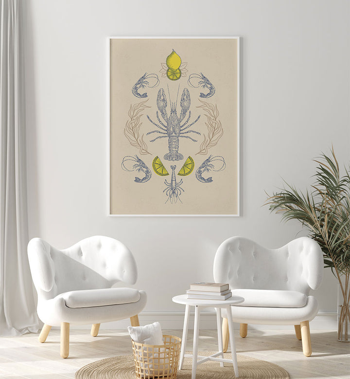 LOBSTER AND LEMONS , KITCHEN POSTERS