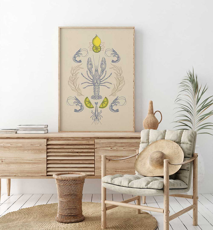 LOBSTER AND LEMONS , KITCHEN POSTERS