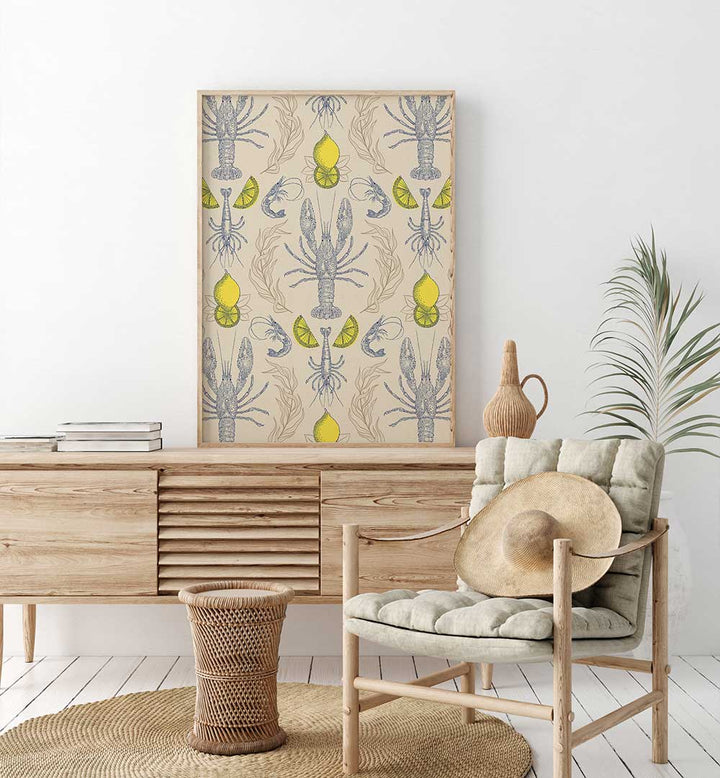 LOBSTER AND LEMONS II , KITCHEN POSTERS