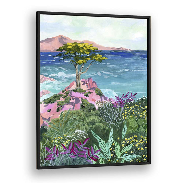 LONE CYPRESS, LANDSCAPE PAINTINGS by Sarah Gesek showcases nature's beauty with vibrant colors and stunning detail.