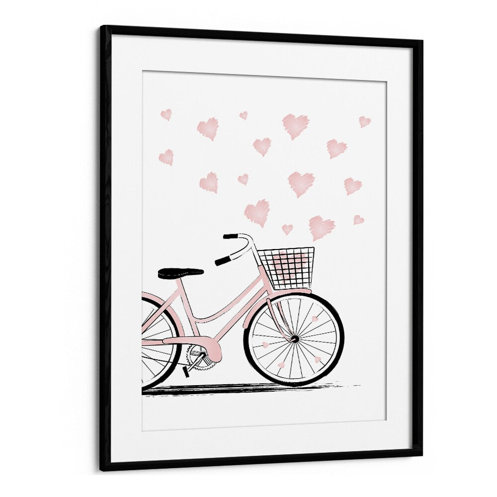 Stylish LOVE BIKE, FASHION POSTERS by Martina, perfect for adding elegance and charm to any space.