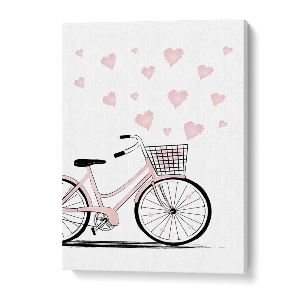Charming LOVE BIKE, FASHION POSTERS by Martina, perfect for adding elegance and style to any room's decor.