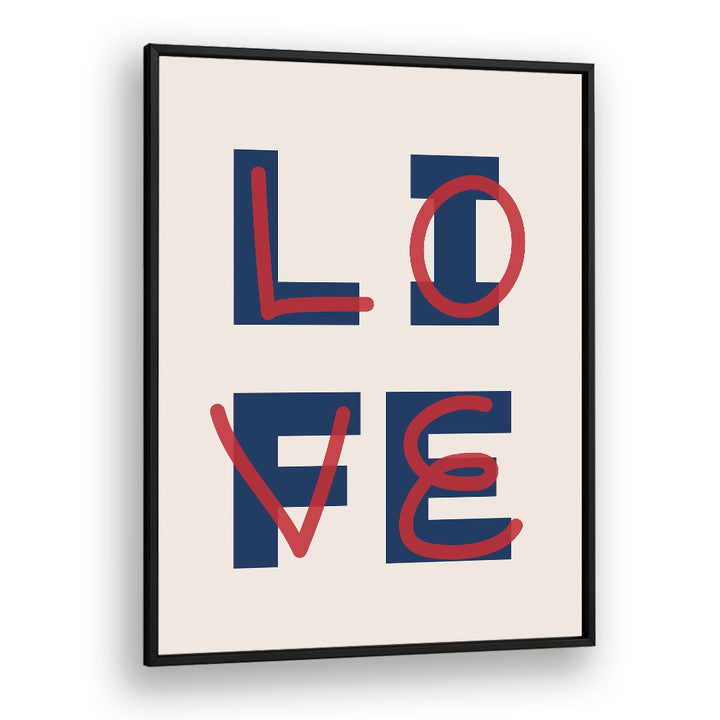 Love Life By Frankie Kerr-dineen Quotes Posters Wall Art Prints in Black Plain Frame