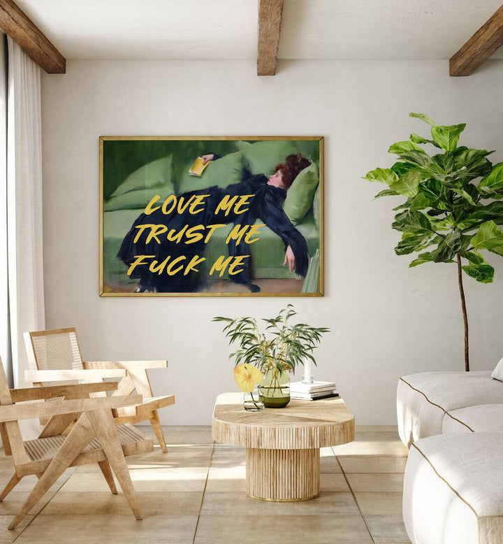 Striking LOVE ME II, ALTERED ART PRINTS by The Art Concept, perfect for transforming your space with creativity.