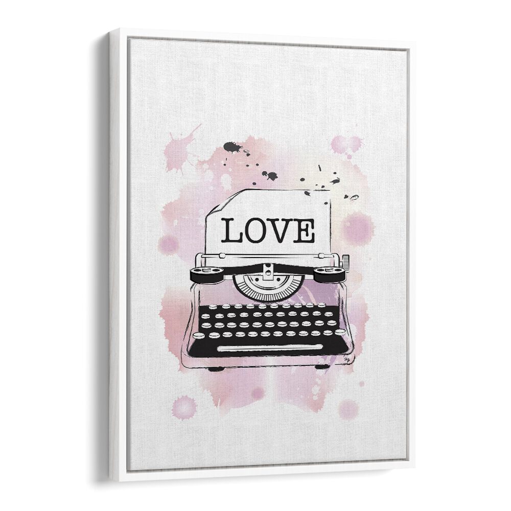 Stylish LOVE TYPEWRITER, FASHION POSTERS by Martina Fashion Paintings, perfect for transforming your decor.