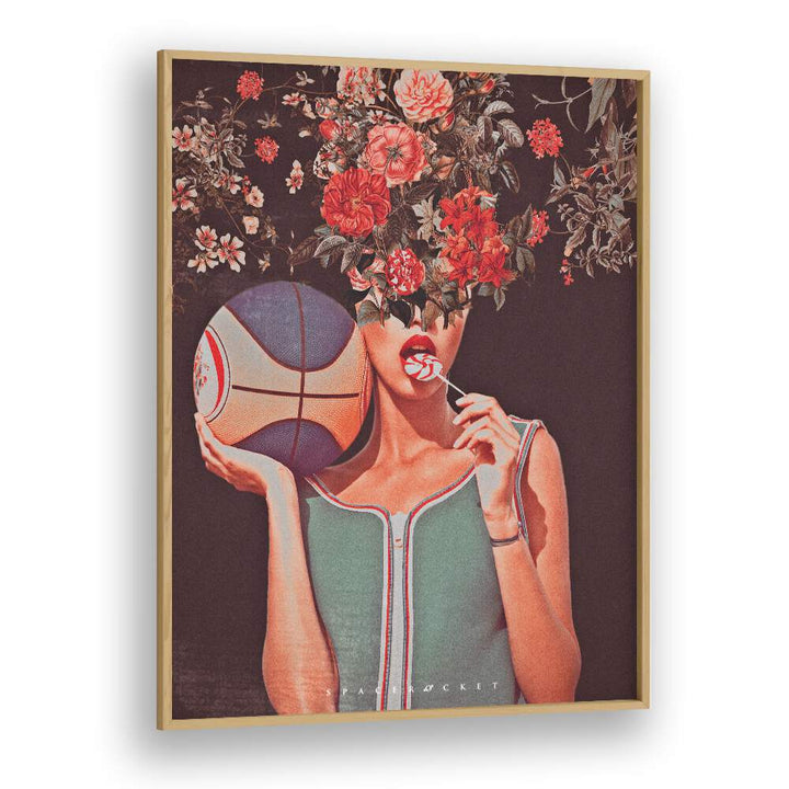 Bring home MADE ME, SURREAL PAINTINGS and SURREAL ART PRINTS by SPACE ROCKET ART for a captivating art experience.