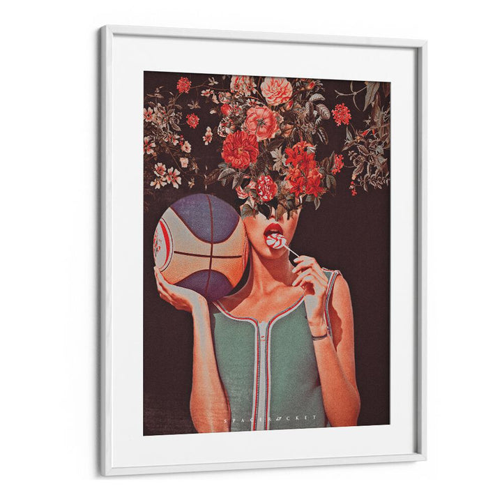 Transform your space with MADE ME, SURREAL PAINTINGS, SURREAL ART PRINTS from SPACE ROCKET ART, featuring vibrant floral imagery.