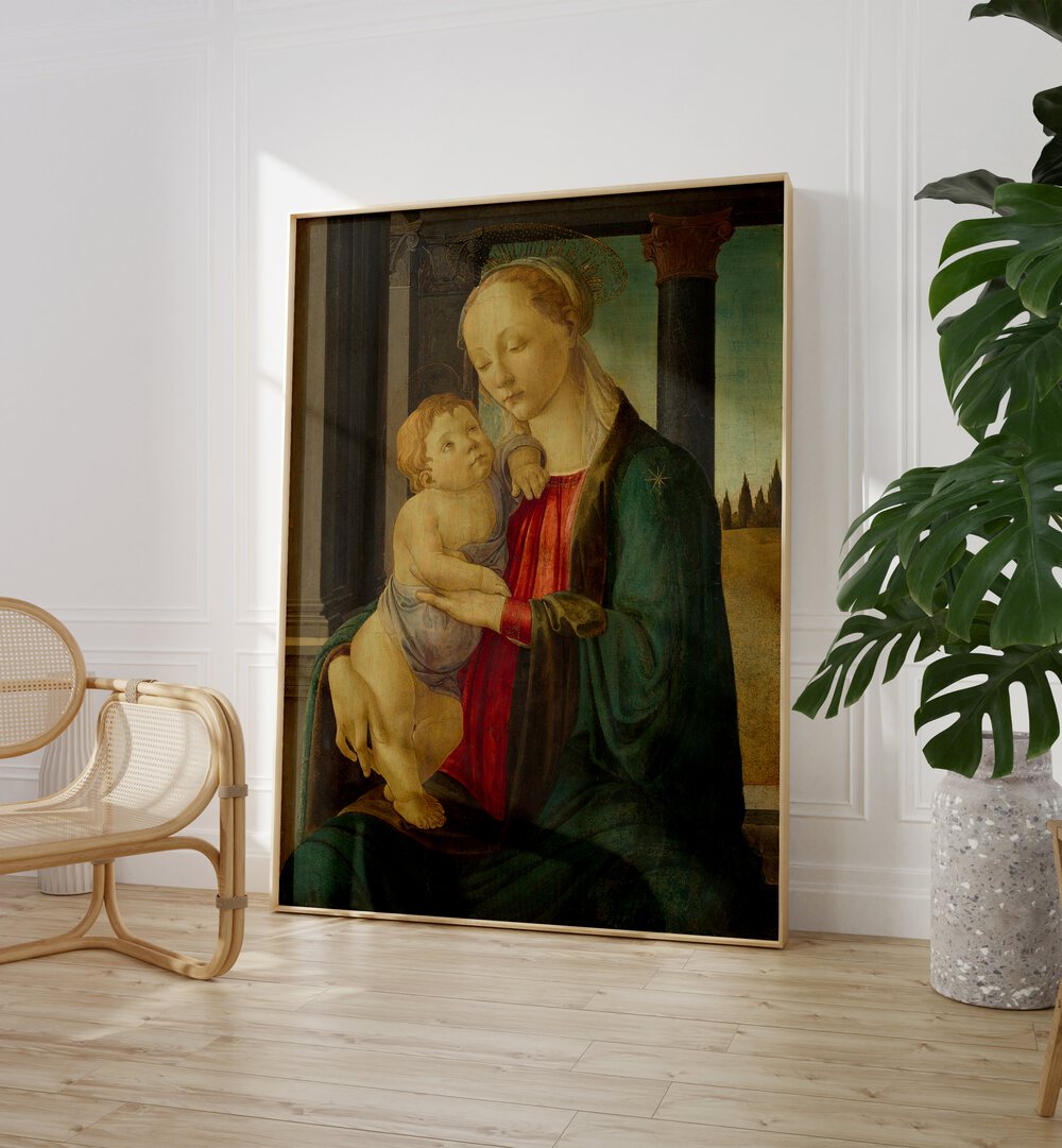 MADONNA AND CHILD , VINTAGE PAINTINGS