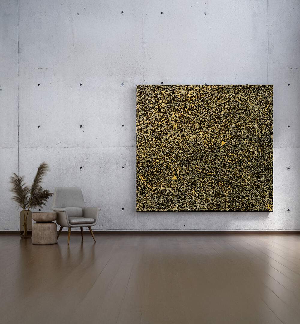 Vibrant MAGICAL MUSIC, DOODLE ART PAINTINGS enriching modern decor with creativity and inspiration.