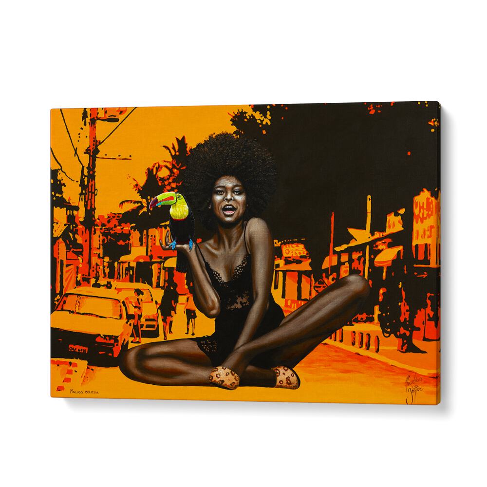 Vibrant MALUCO BELEZA, AFRICAN ART PAINTINGS by Christian Beijer showcase rich cultural expression and stunning colors.