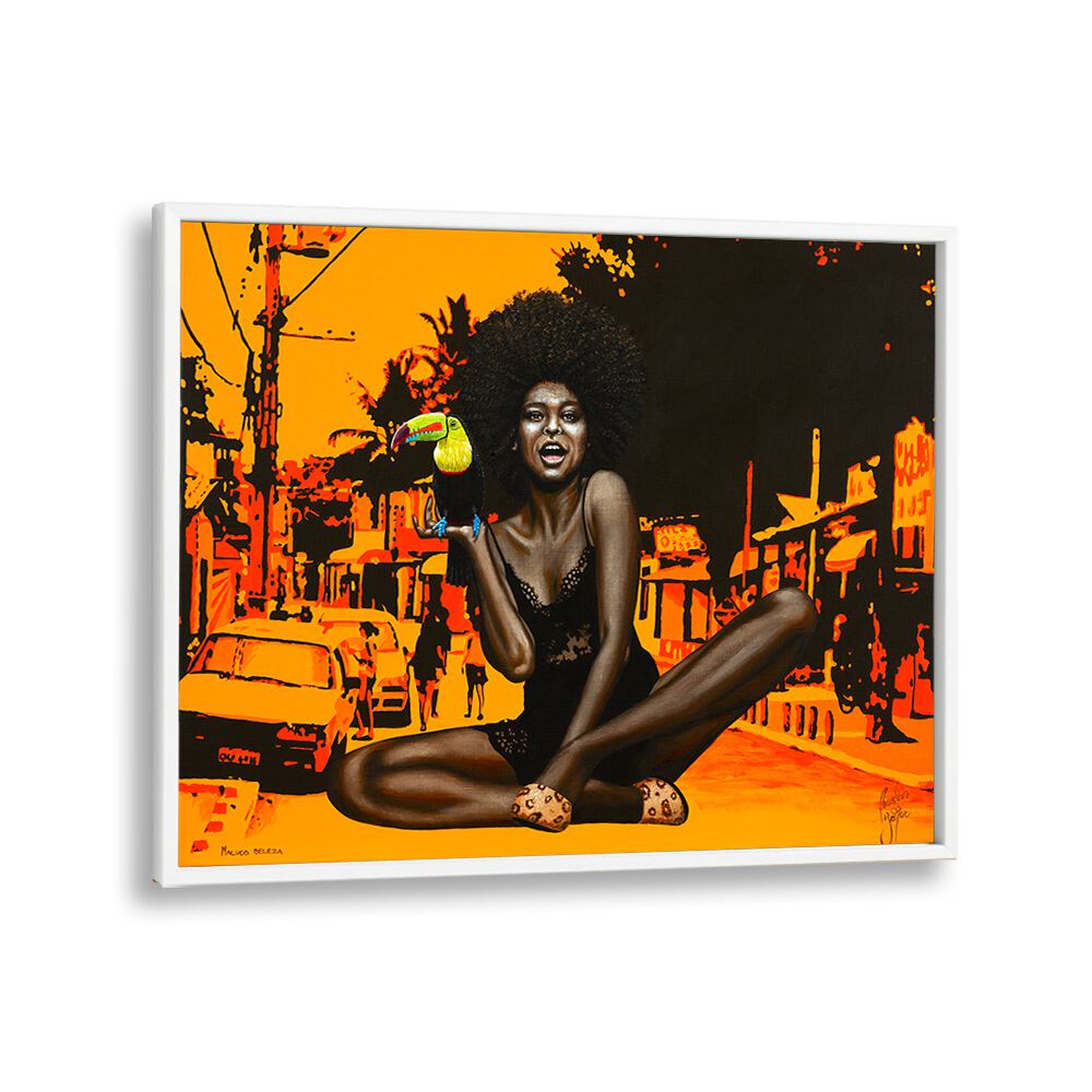 Vibrant MALUCO BELEZA, AFRICAN ART PAINTINGS showcase lively colors and culture, perfect for enhancing your decor.