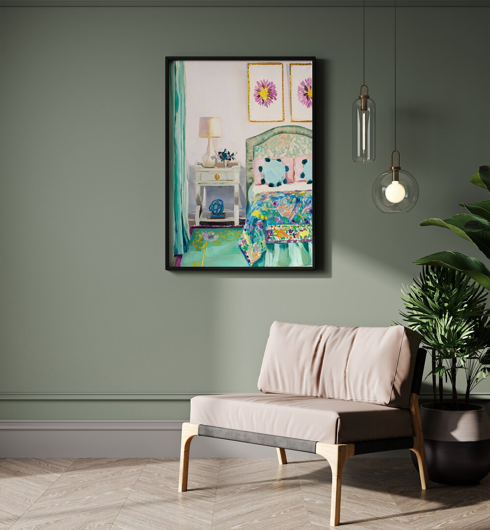 Stylish decor in MARY ELLEN'S BEDROOM, FASHION POSTERS adds elegance and flair to your space.
