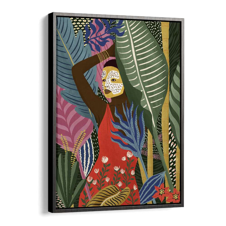 Colorful MASK, PORTRAITS artwork by Maja Tomjanovic, perfect for enhancing any living space with vibrant energy.