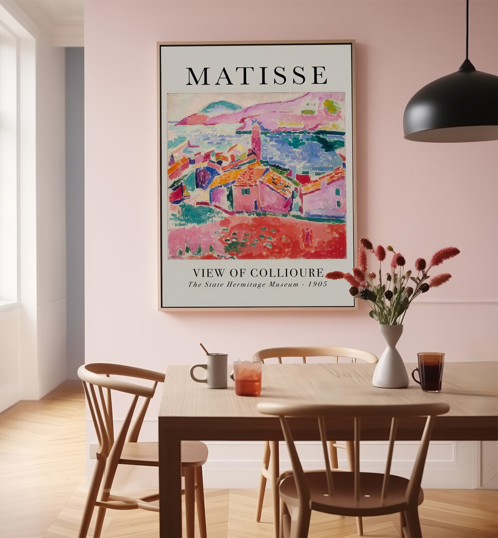 A GLIMPSE INTO COLLIOURE , VINTAGE PAINTINGS