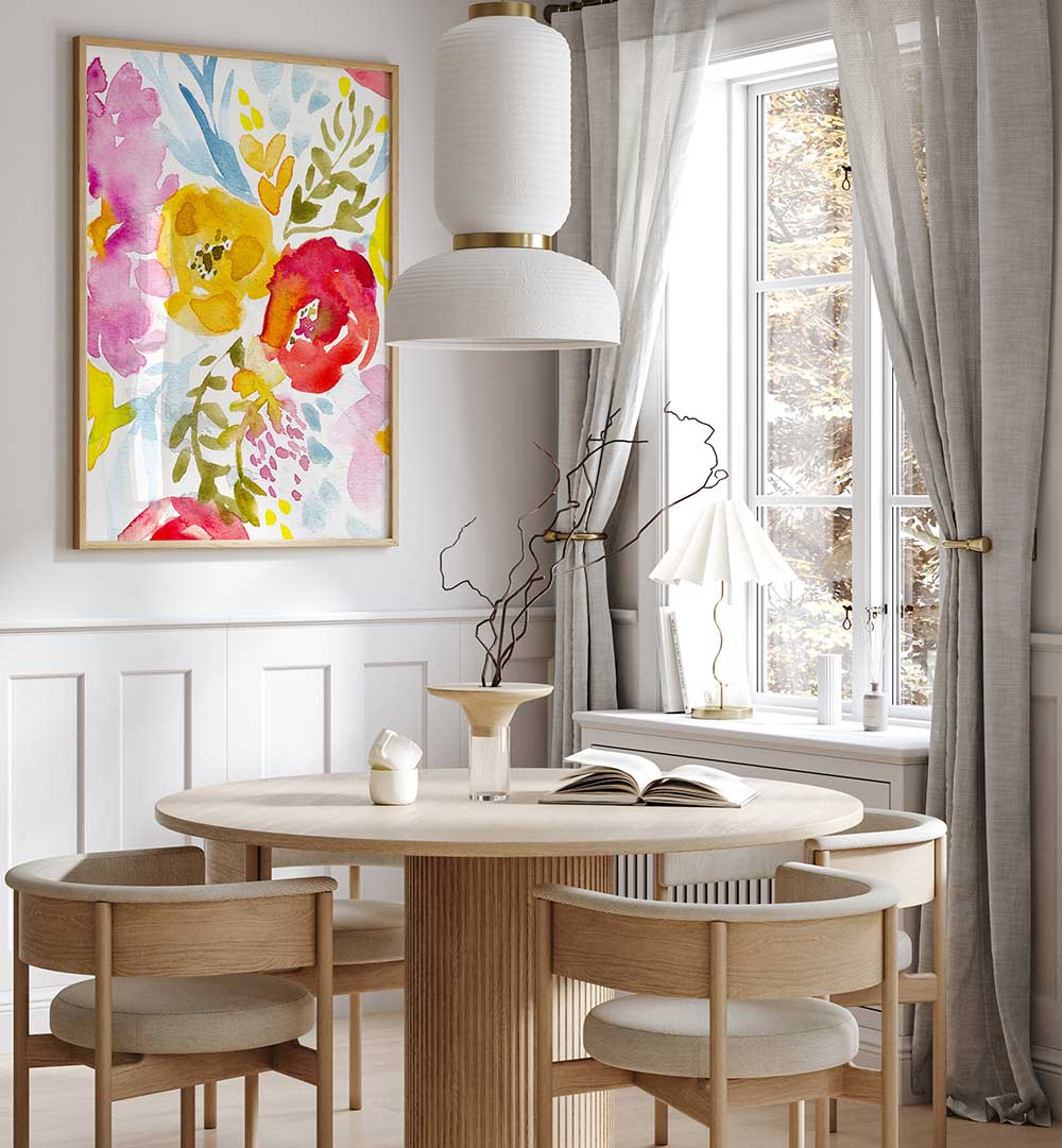 MAY FLORAL , FLORAL FLOWER PAINTINGS