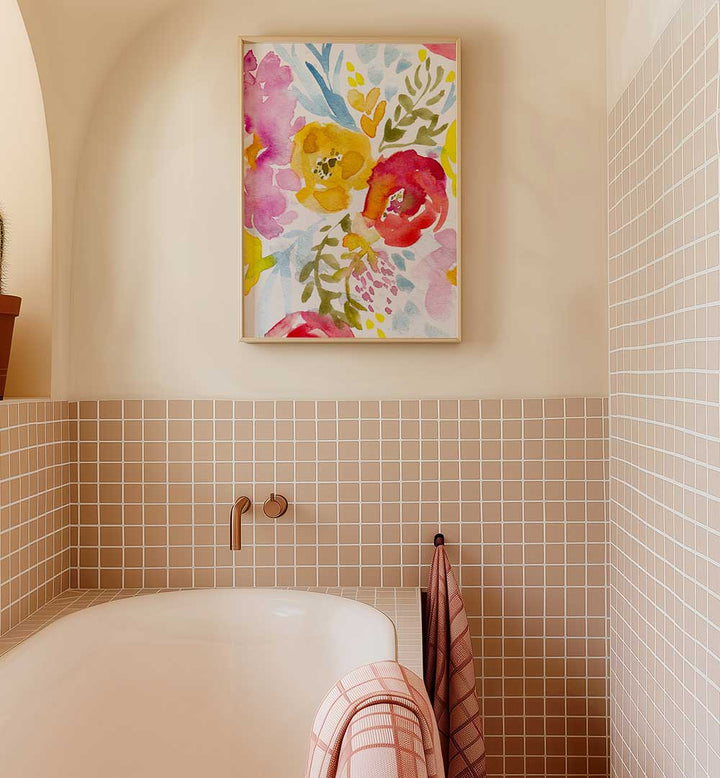 MAY FLORAL , FLORAL FLOWER PAINTINGS