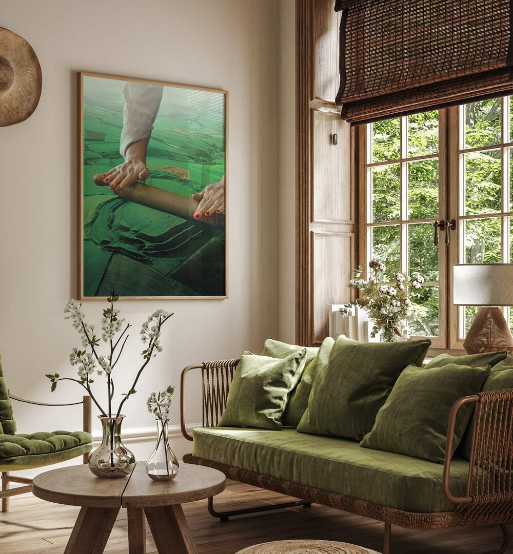 Transform your space with LANDSCAPE ROLLING, SURREAL ART PRINTS, featuring the Meadows Roller by Vertigo Artography.