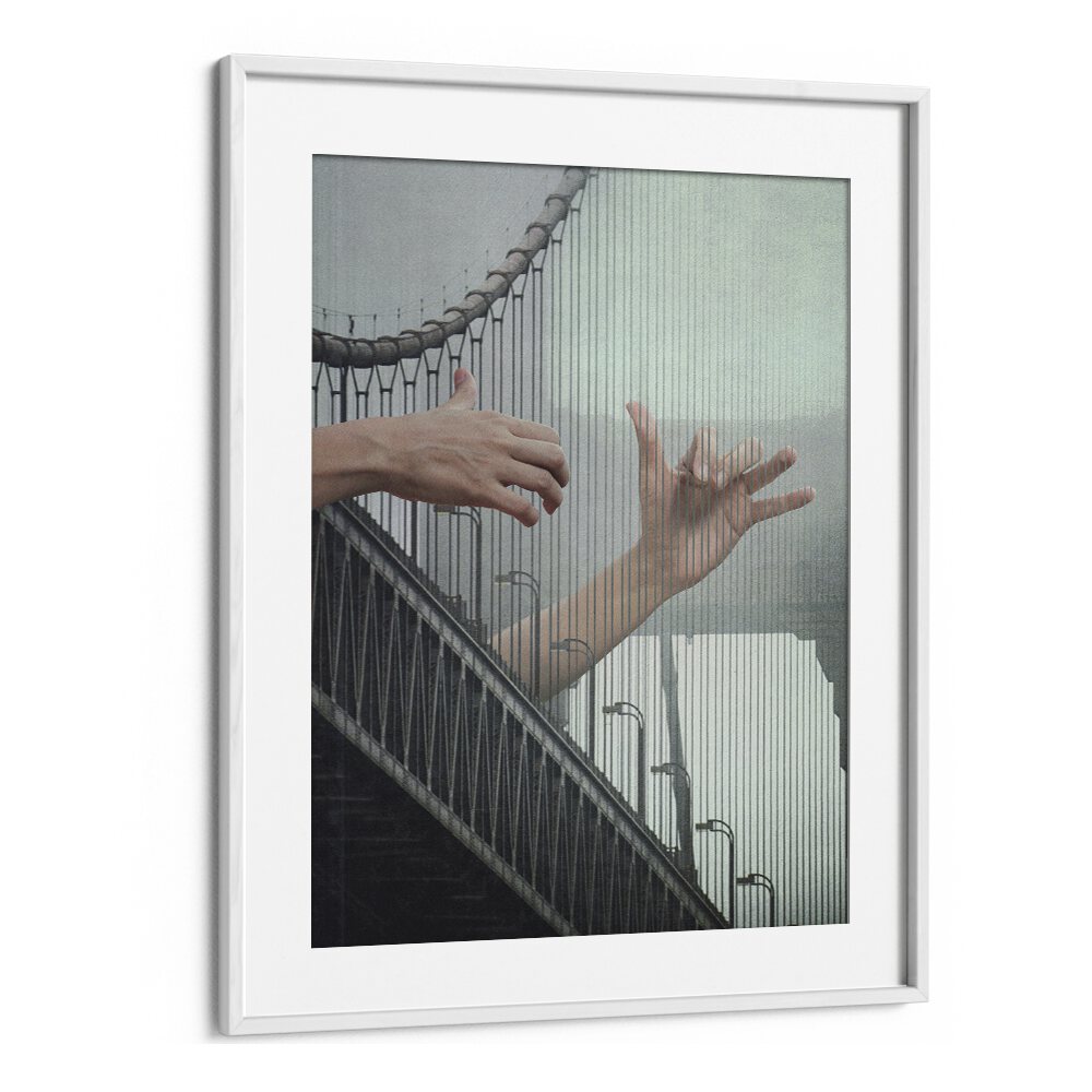 Vibrant MELODIC BRIDGE, SURREAL ART PRINTS by Vertigo Artography, perfect for enhancing your space's charm.