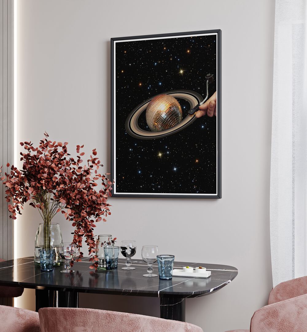 Stunning METEOR MASHUP I, SURREAL ART PRINTS by Vertigo Artography, perfect for transforming your space with bold surrealism.
