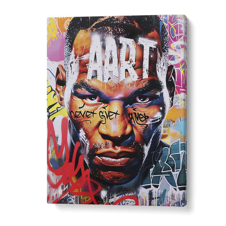 Vibrant MIKE TYSON ART, POP ART PAINTINGS showcasing the boxing legend in a colorful, energetic style for your space.