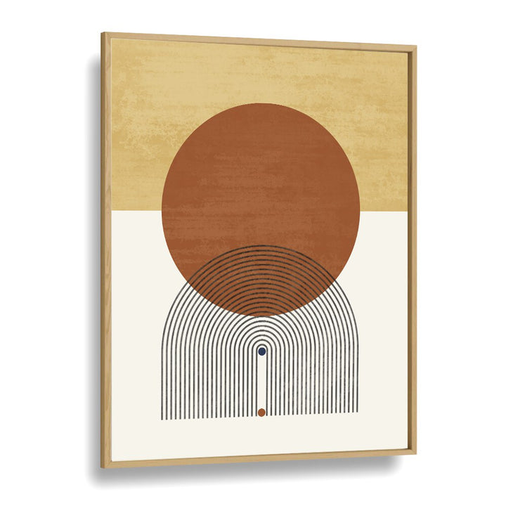 Transform your space with MINIMALIST CIRCULAR, BOHO ART PRINTS featuring elegant shapes in a stylish frame.