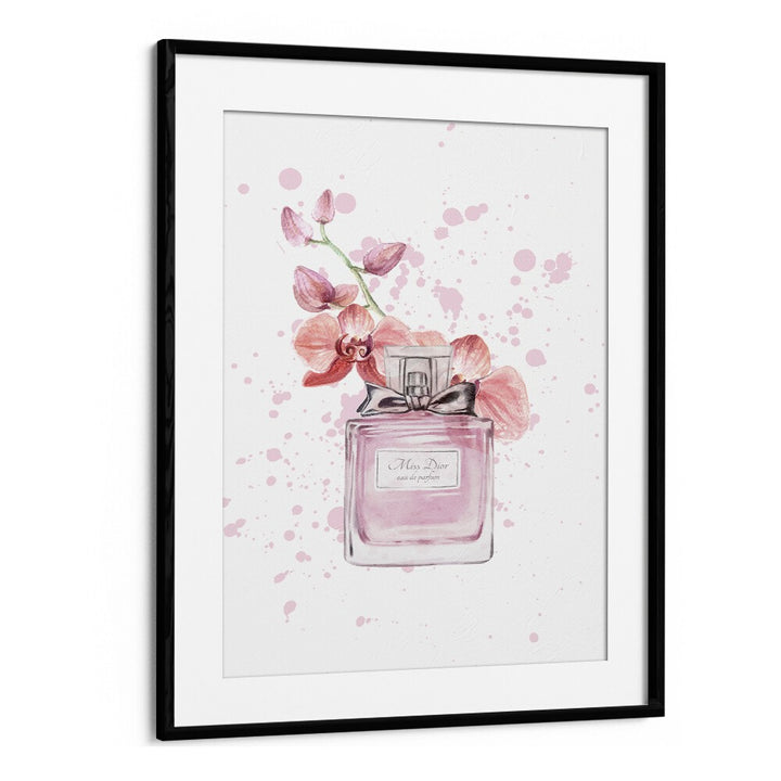 Miss Dior Perfume I Fashion Art Artwork in Black Frame With Mount