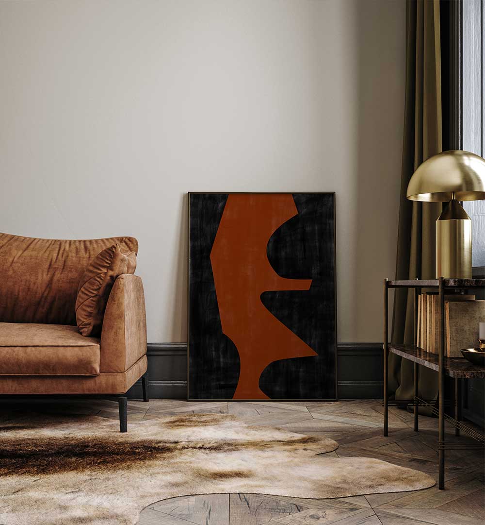 MIXED BOLD SHAPES , ABSTRACT PAINTINGS