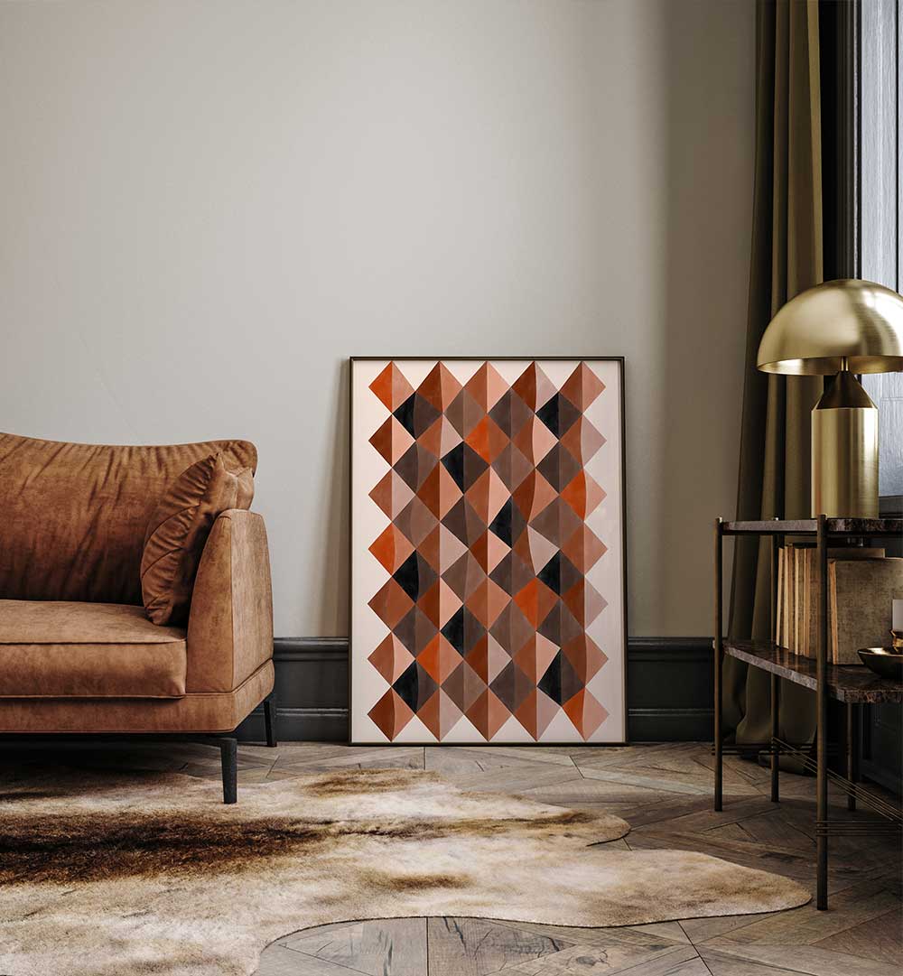 MIXED GEO SHAPES II , GEOMETRIC ART PRINTS