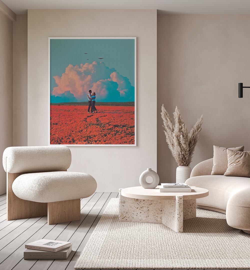 Elevate your decor with MONDAY, SURREAL ART PRINTS featuring enchanting space rocket designs for inspiring spaces.