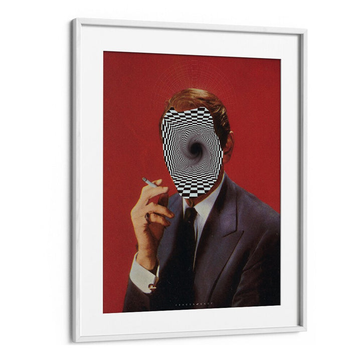 Stylish MONOTONE, SURREAL ART PRINTS by Space Rocket Art, featuring a unique framed design to elevate any space.