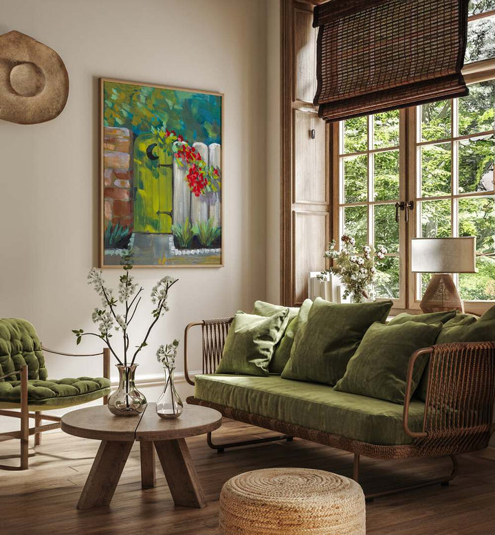 Enhance your space with MOON DOOR, FLORAL FLOWER PAINTINGS, showcasing vibrant floral art for any room.