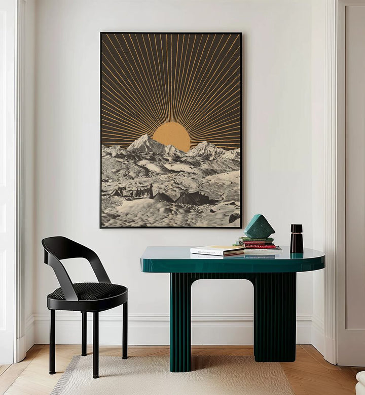 Transform your space with MOUNTAINSCAPE, LANDSCAPE PAINTINGS by Florent Bodart, capturing serene mountain beauty.