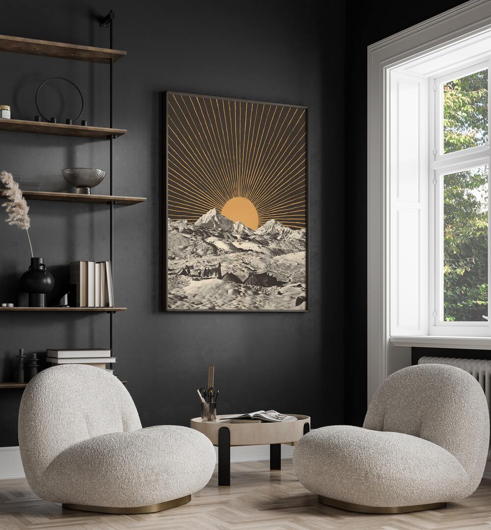 Transform your space with MOUNTAINSCAPE, LANDSCAPE PAINTINGS by Florent Bodart, capturing nature's serene beauty.