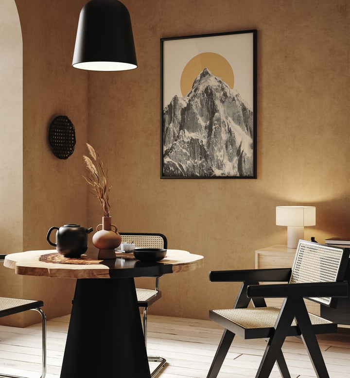 Experience serene beauty with MOUNTAINSCAPE III, LANDSCAPE PAINTINGS by Florent Bodart, perfect for your home decor.