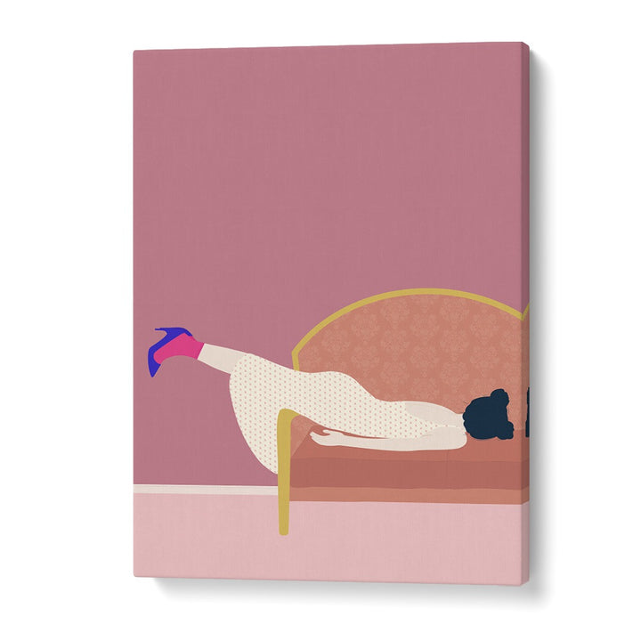 Vibrant artwork from MADDIES MOOD, PORTRAITS showcasing femininity in a stylish illustration by Jota de Jai.