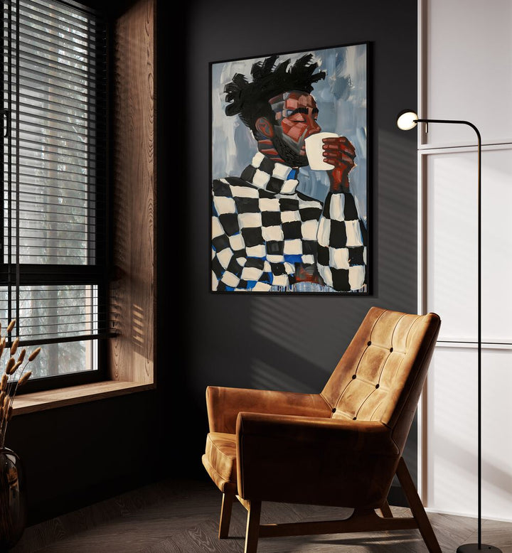 Unique MAGIC IN COFFEE, PORTRAITS artwork showcasing creativity in every brushstroke, perfect for coffee lovers' decor.