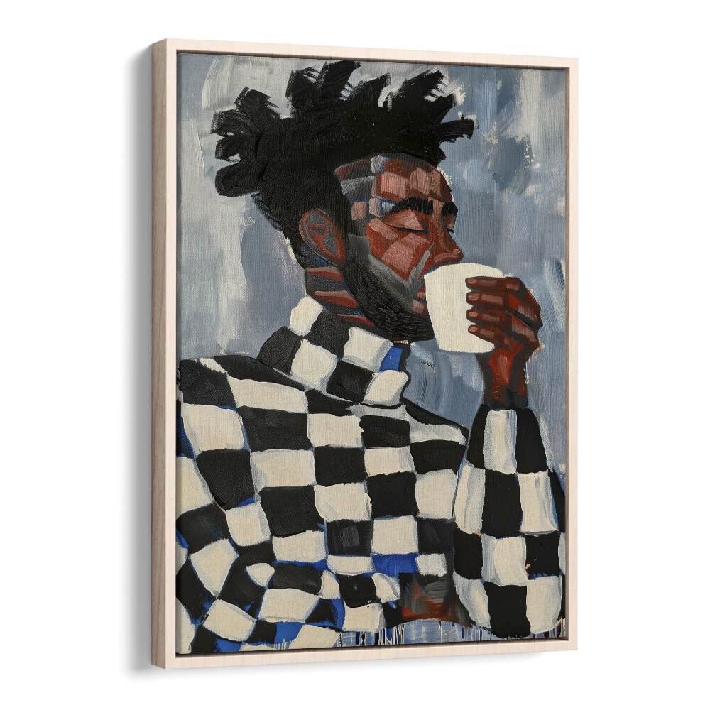 Unique figurative illustration showcasing MAGIC IN COFFEE, PORTRAITS, adding creativity to your coffee experience.