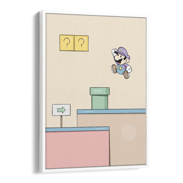 MARIO, GAMING POSTERS by Samridhi Sharma showcase vibrant artwork perfect for gamer decor.