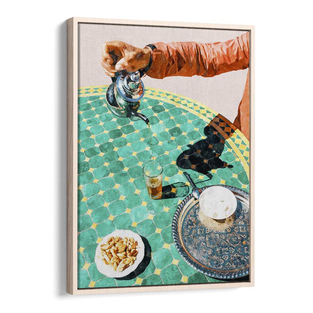 Transform your space with MASALA CHAI TEA, BAR art by UMA GOKHALE, capturing the essence of Indian culture.