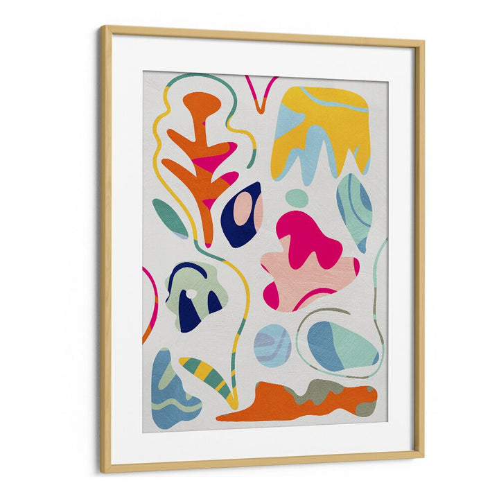Colorful Matisse Inspired Shapes, Abstract Paintings by Ana Rut Bre, enhance your space with vibrant artistic flair.