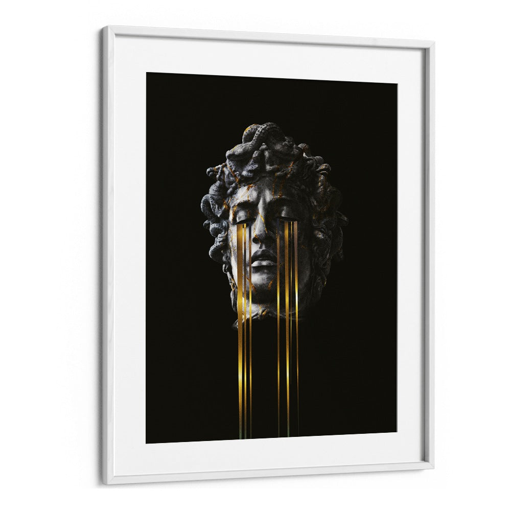 Stunning MDS, SURREAL ART PRINTS featuring a dramatic statue design, perfect for elevating your space with imagination.