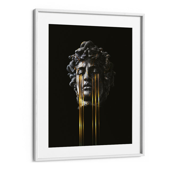 Stunning MDS, SURREAL ART PRINTS featuring a dramatic statue design, perfect for elevating your space with imagination.